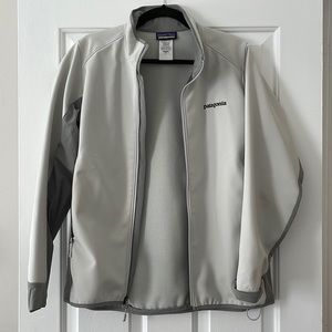 Grey Patagonia Polartec Windbkoc Jacket